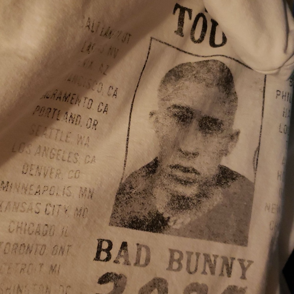 Bad Bunny Hoodie “unisex”Most wanted  tour 2024